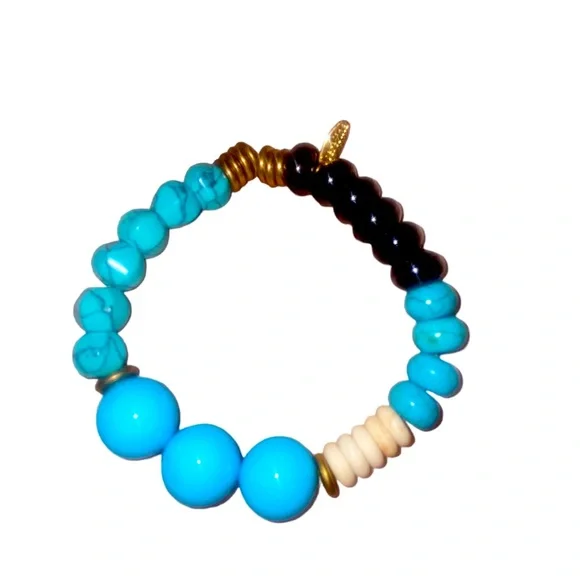 Anthropologie Jewelry Anthropologie Serefina Turquoise Blue